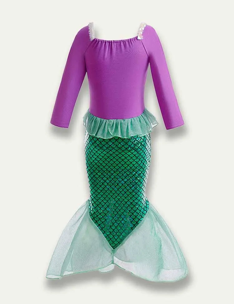 Princess Mermaid Ariel Party Dress - Mini Taylor