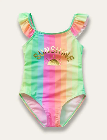 Rainbow One Piece Swimsuit - Mini Taylor