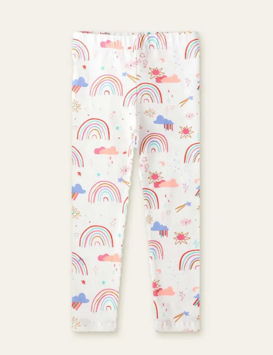 Rainbow Printed Leggings - Mini Taylor