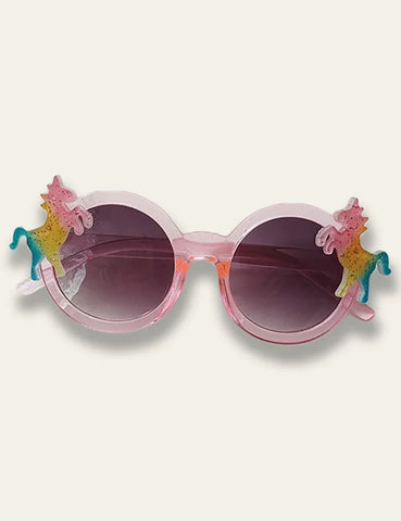 Clearance Sale - Rainbow Unicorn Appliqué Tulle Party Dress - Mini Taylor
