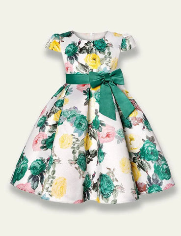 Retro Printed Party Dress - Mini Taylor