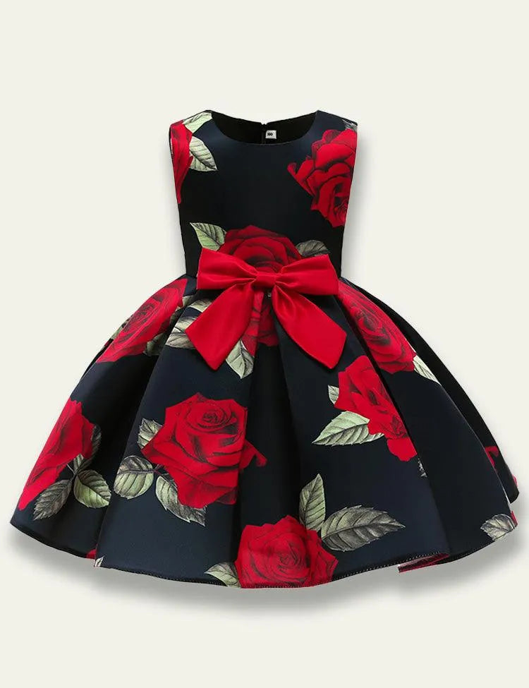 Rose PrintedParty Dress - Mini Taylor