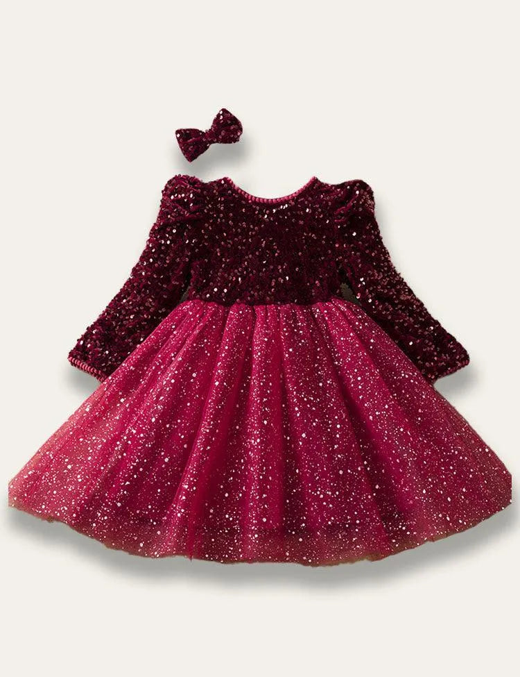Sequined Princess Dress - Mini Taylor