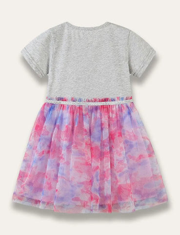 Sequined Unicorn Tulle Dress - Mini Taylor