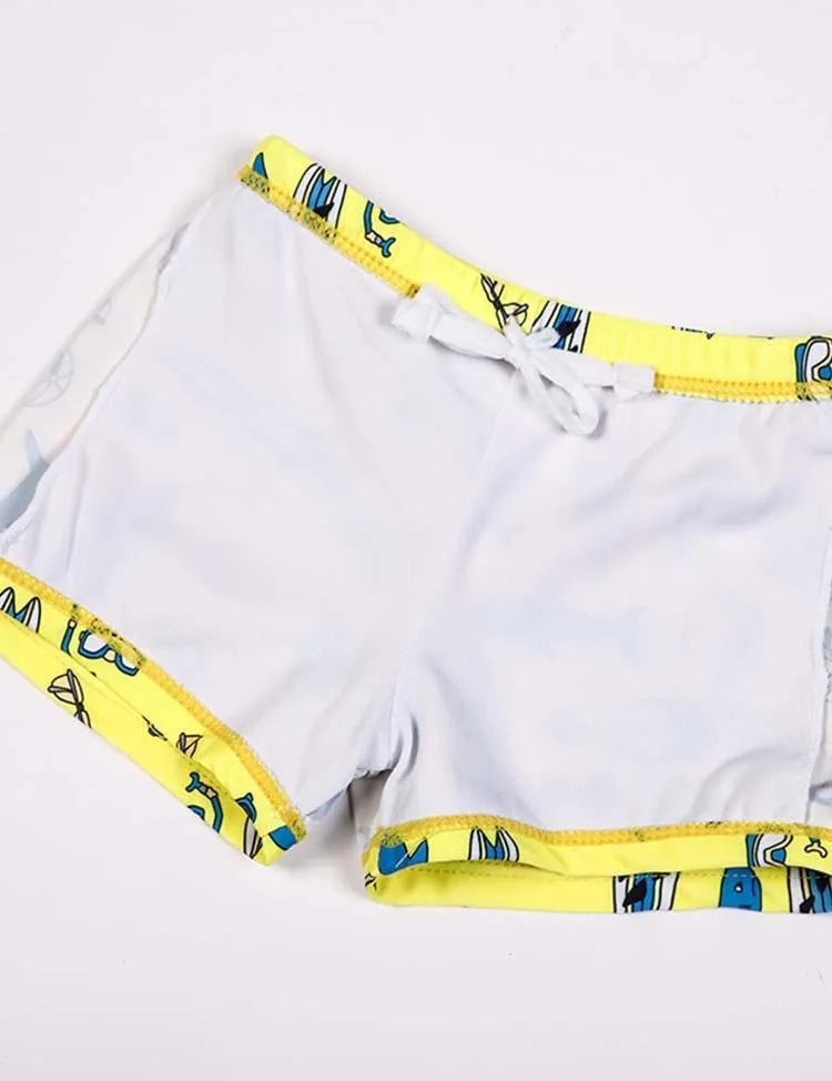 Shark Print Swimming Shorts - Mini Taylor
