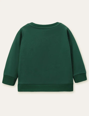 Shiny Red Star Printed Sweatshirt - Mini Taylor