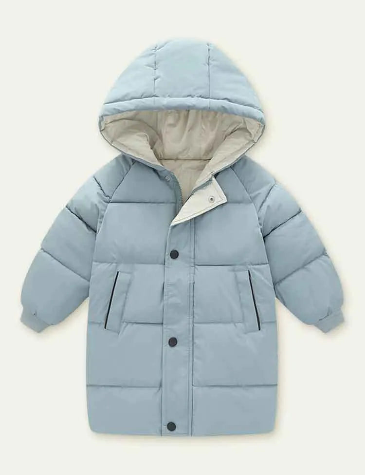 Solid Color Mid-Length down Jacket - Mini Taylor