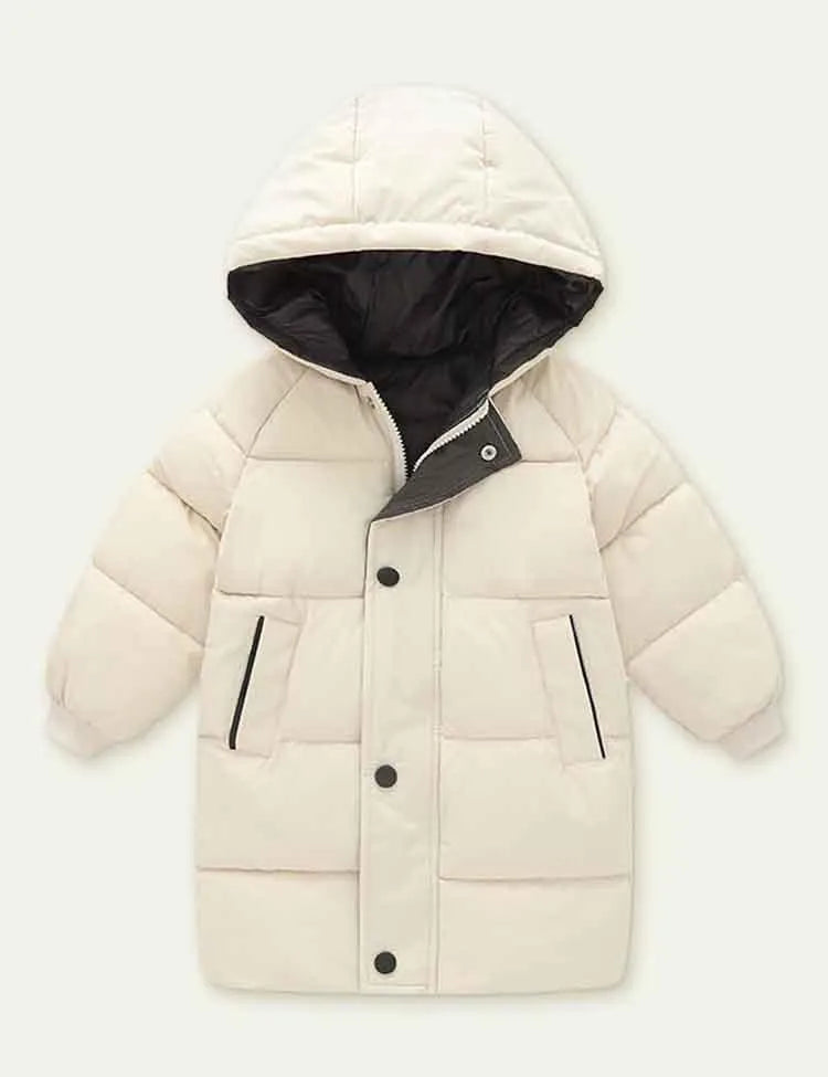 Solid Color Mid-Length down Jacket - Mini Taylor