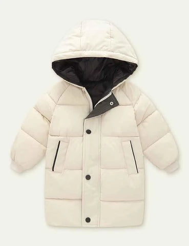 Solid Color Mid-Length down Jacket - Mini Taylor
