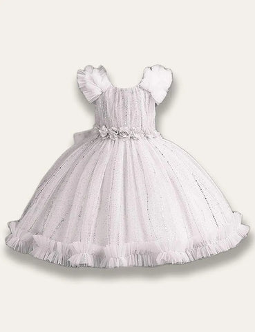 Sparkling Floral Princess Party Dress - Mini Taylor