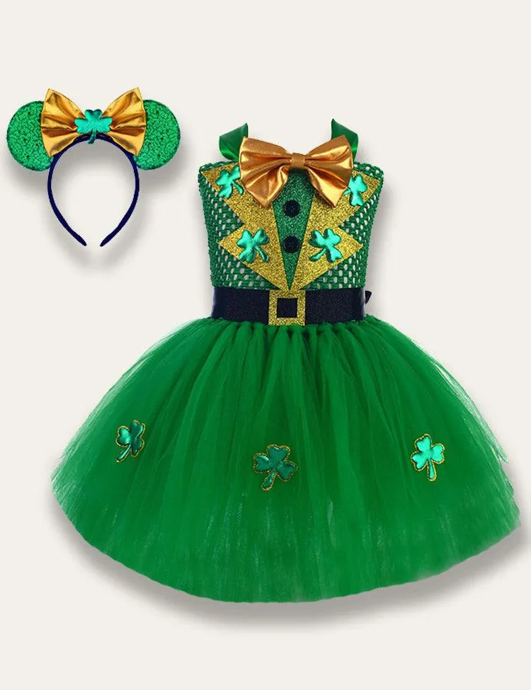St. Patrick's Day Clover Dress - Mini Taylor