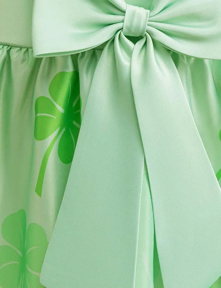 St. Patrick's Day Clover Printed Dress - Mini Taylor