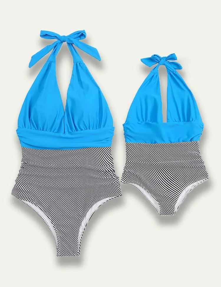 Strap Family Matching Swim Suit - Mini Taylor