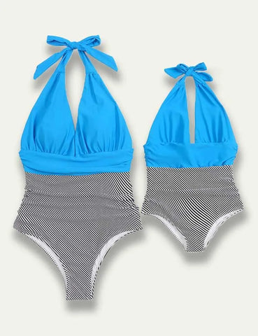 Strap Family Matching Swim Suit - Mini Taylor