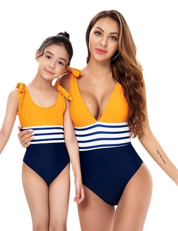 Striped Family Matching Swim Suit - Mini Taylor