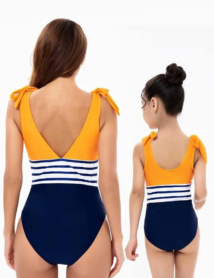 Striped Family Matching Swim Suit - Mini Taylor