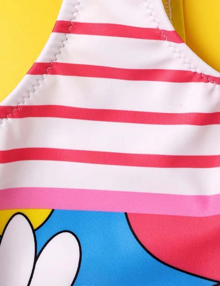 Striped Floral Swimsuit - Mini Taylor