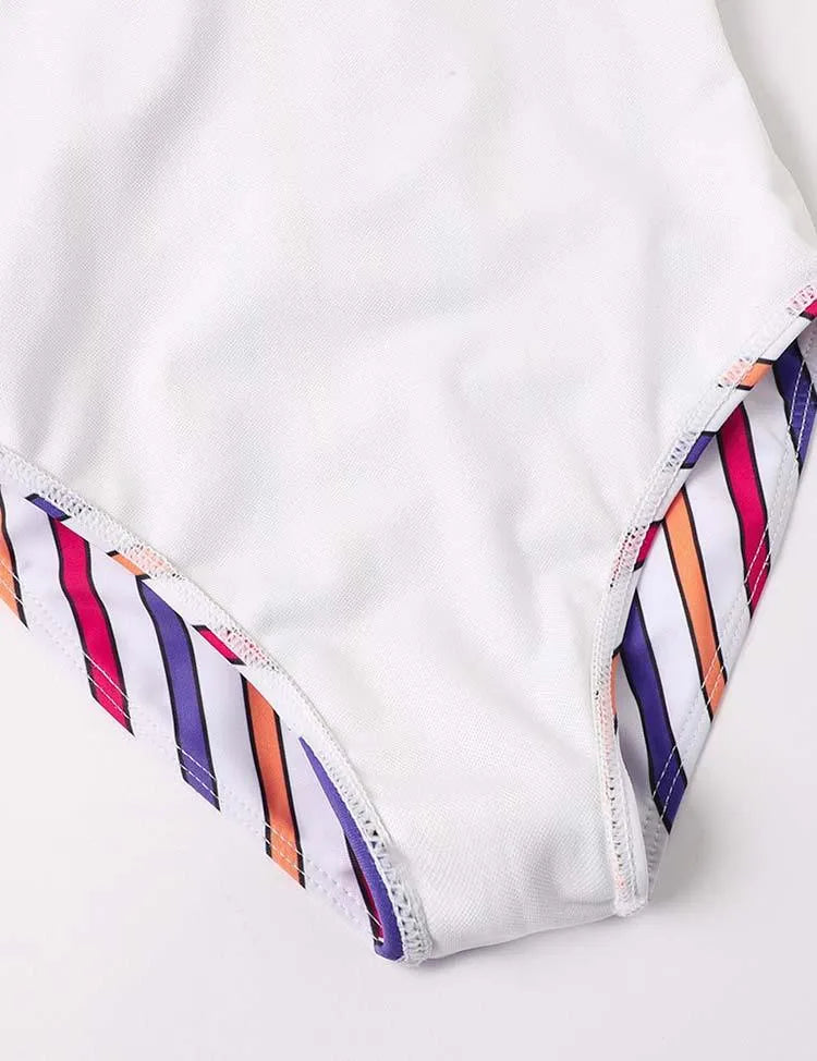 Striped Printed Family Matching Swimsuit - Mini Taylor