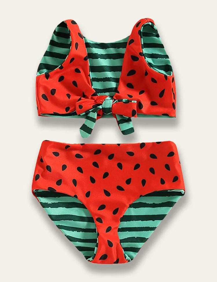 Summer Multi-color Fresh Printed Swimsuit - Mini Taylor