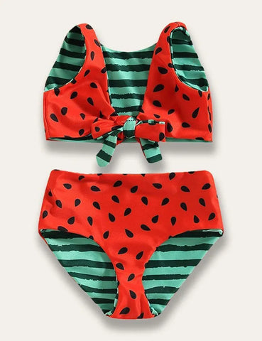 Summer Multi-color Fresh Printed Swimsuit - Mini Taylor