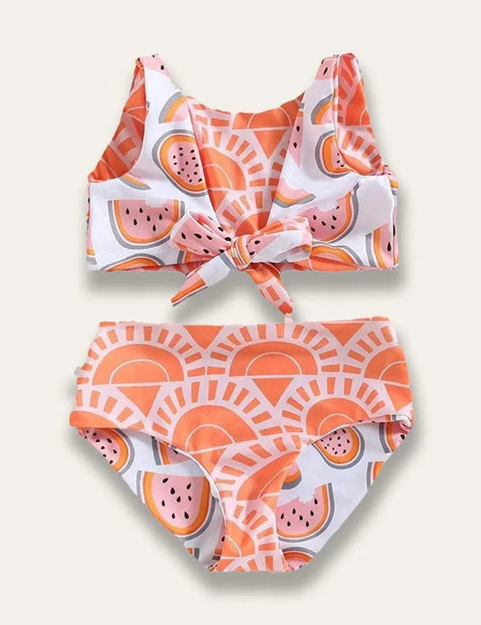 Summer Multi-color Fresh Printed Swimsuit - Mini Taylor