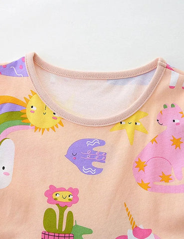 Sunshine Unicorn Print Dress - Mini Taylor