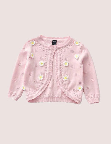 Sweet Round Neck Cardigan - Mini Taylor