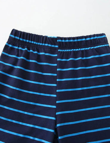 Tiger Print Top + Striped Shorts - Mini Taylor