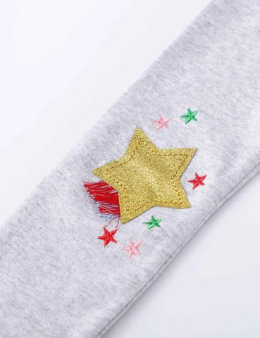 Unicorn Appliqué Tassel Leggings - Mini Taylor
