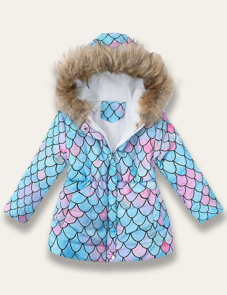Unicorn Print Cotton Coat - Mini Taylor