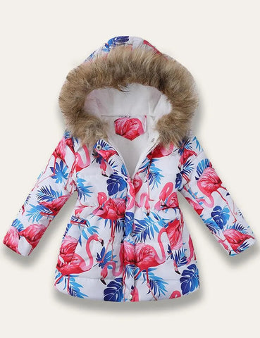 Unicorn Print Cotton Coat - Mini Taylor