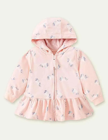 Unicorn Print Hooded Jacket - Mini Taylor