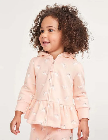 Unicorn Print Hooded Jacket - Mini Taylor