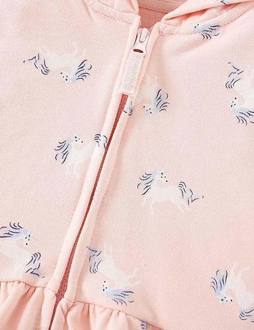 Unicorn Print Hooded Jacket - Mini Taylor