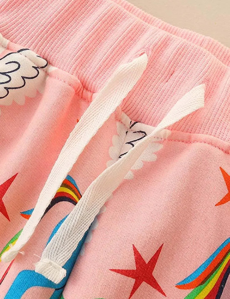 Unicorn Print Sweatpants - Mini Taylor