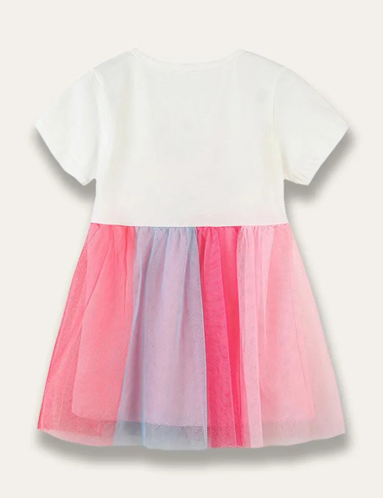 Unicorn Print Tulle Dress - Mini Taylor