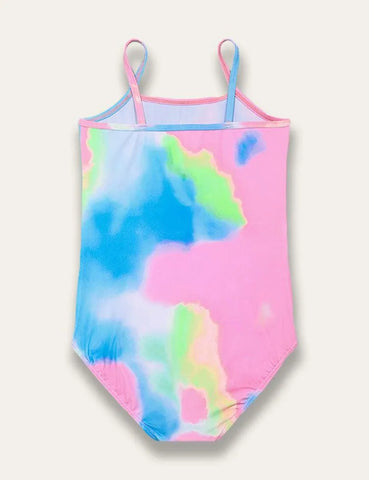 Unicorn Tie Dye One Piece Swimsuit - Mini Taylor