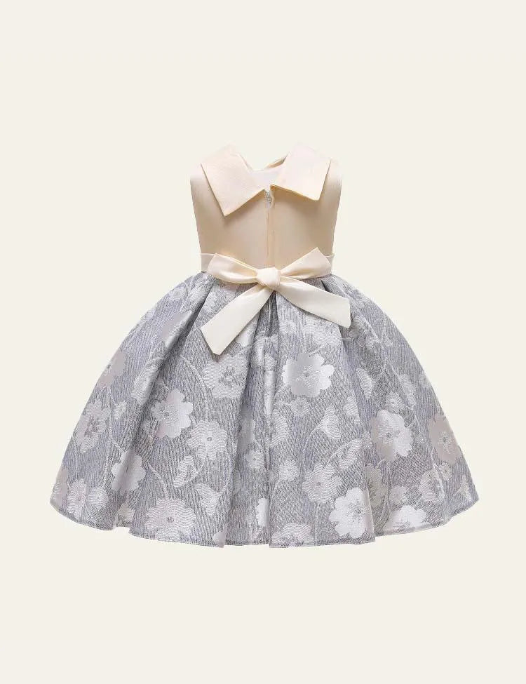 V-neck Flower Party Dress - Mini Taylor