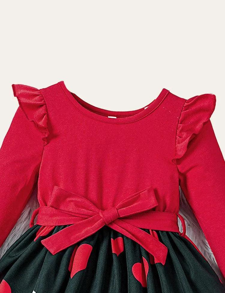 Valentine's Day Kitten Print Dress - Mini Taylor