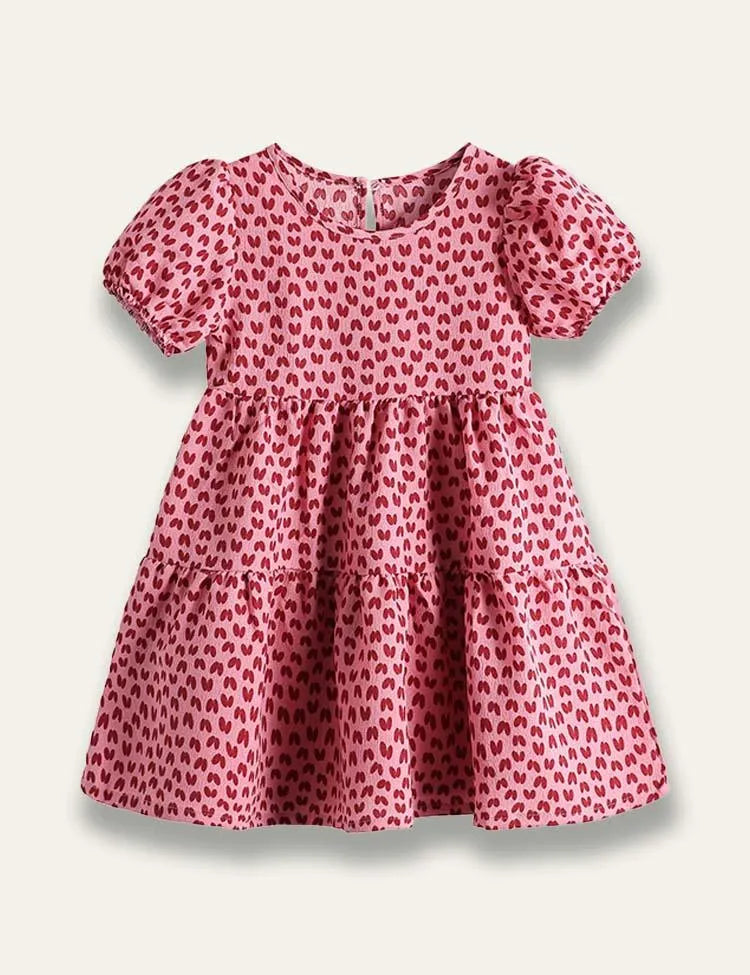 Valentine's Day Love Dotted Dress - Mini Taylor